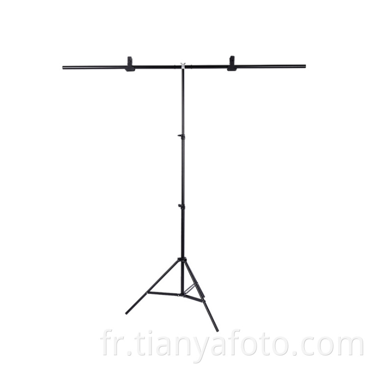 1.5x2m Photographie Professionnelle Photo Décors Portable T-Forme Fond Toile de Fond Support de Support